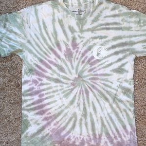 Medium Green and Purple Tie Dye T-Shirt